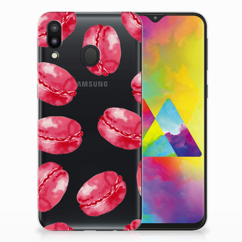 Samsung Galaxy M20 (Power) Siliconen Case Pink Macarons