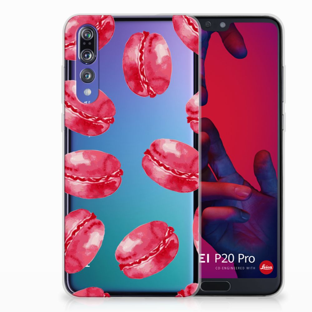Huawei P20 Pro Siliconen Case Pink Macarons