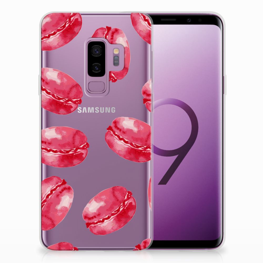 Samsung Galaxy S9 Plus Siliconen Case Pink Macarons