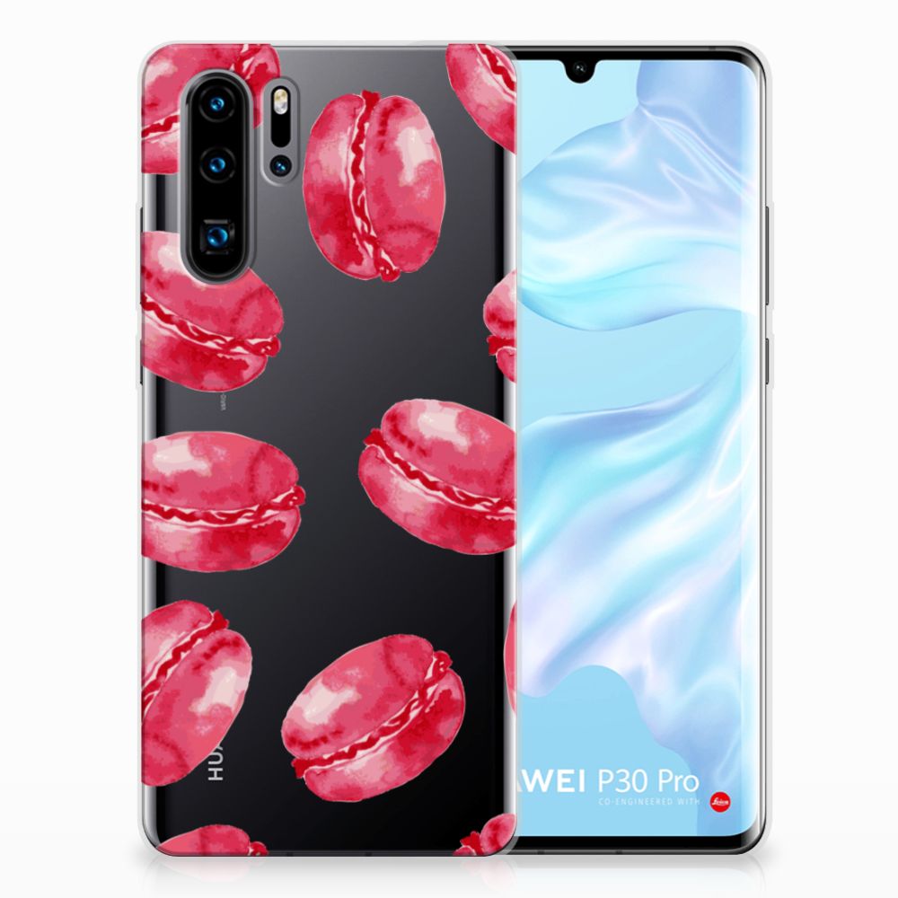 Huawei P30 Pro Siliconen Case Pink Macarons