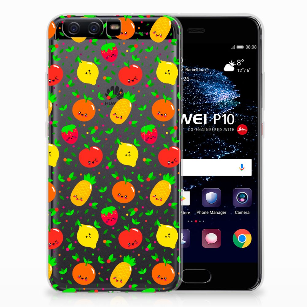 Huawei P10 Siliconen Case Fruits