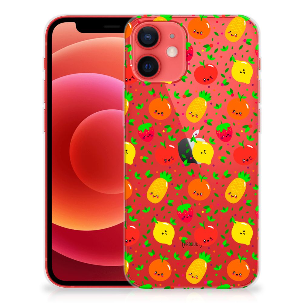 iPhone 12 Mini Siliconen Case Fruits