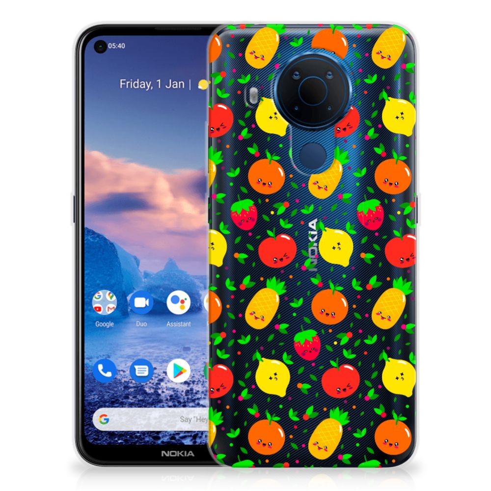 Nokia 5.4 Siliconen Case Fruits