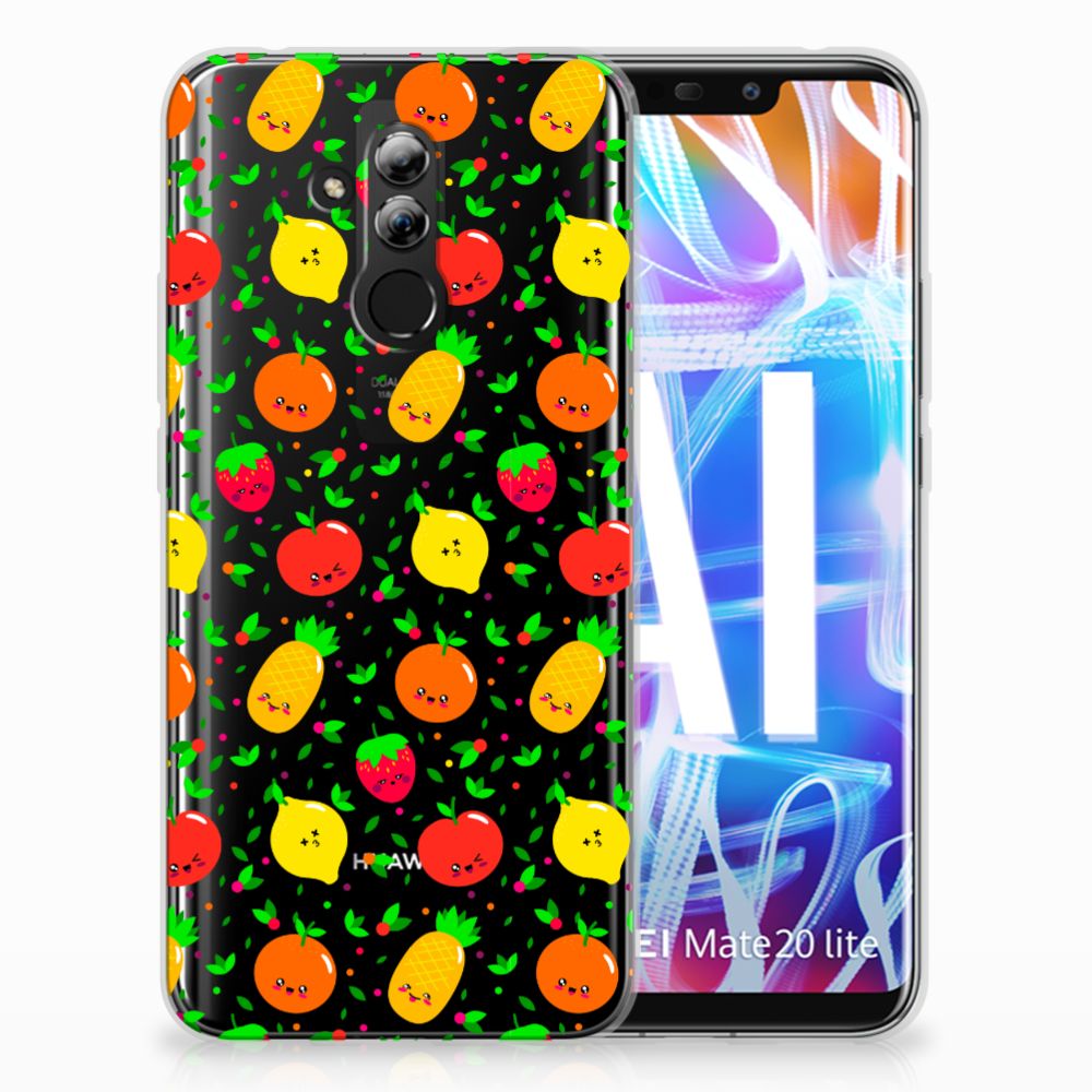 Huawei Mate 20 Lite Siliconen Case Fruits