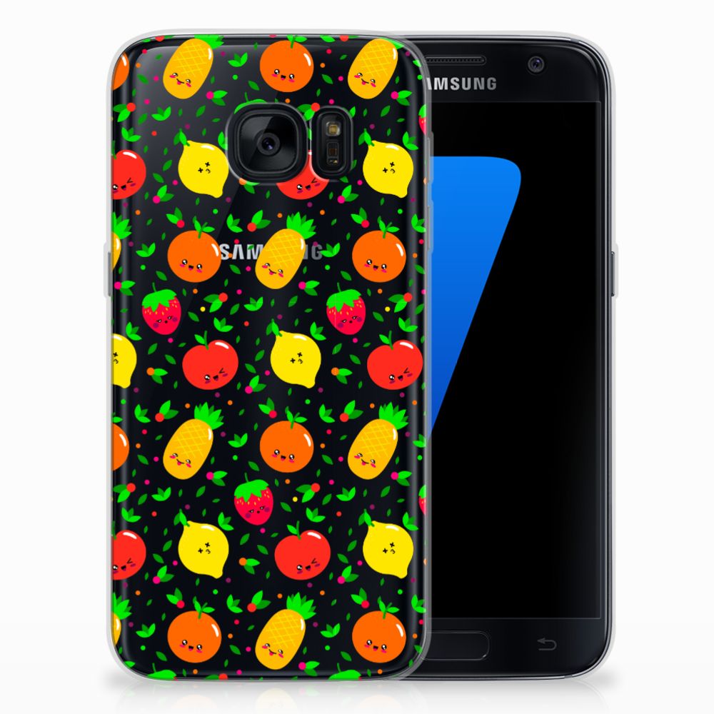 Samsung Galaxy S7 Siliconen Case Fruits