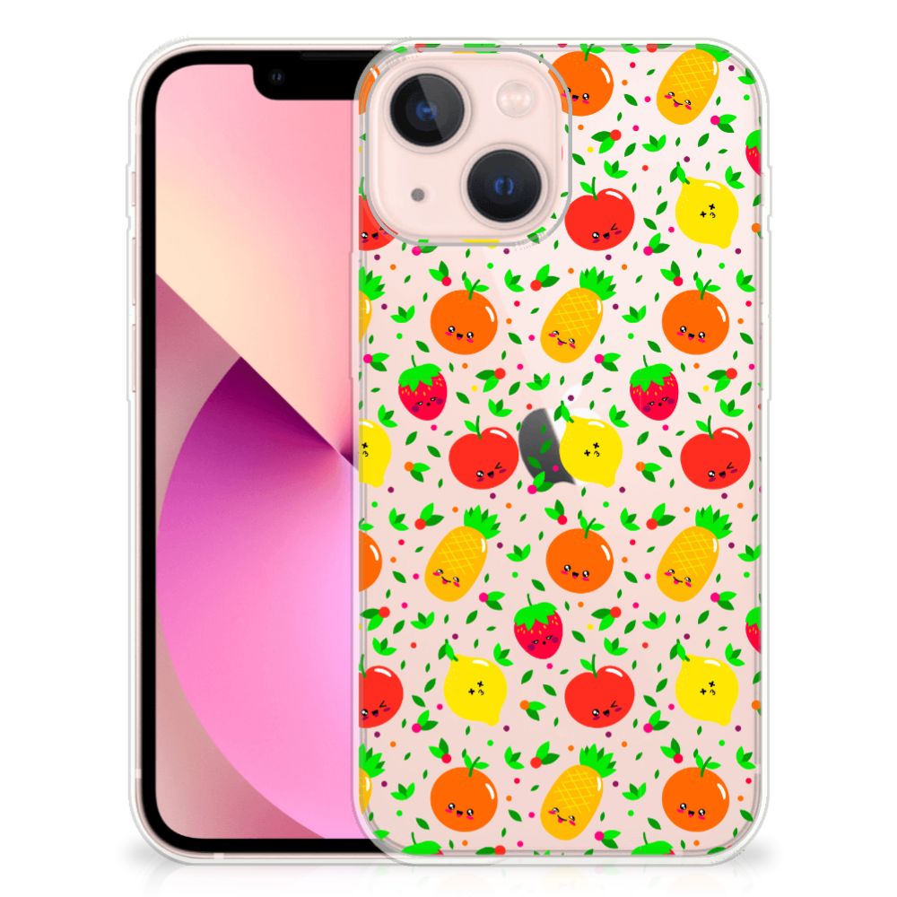 iPhone 13 mini Siliconen Case Fruits