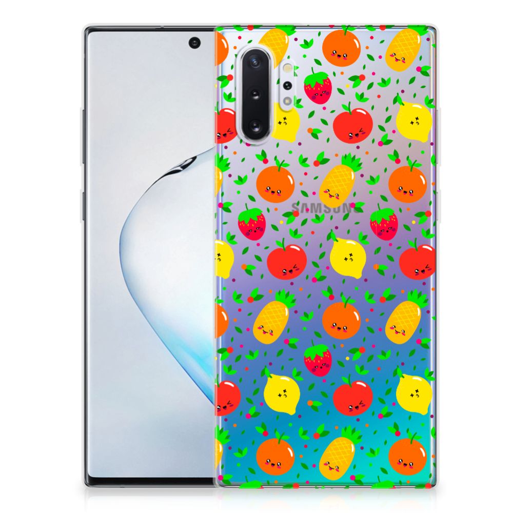 Samsung Galaxy Note 10 Plus Siliconen Case Fruits