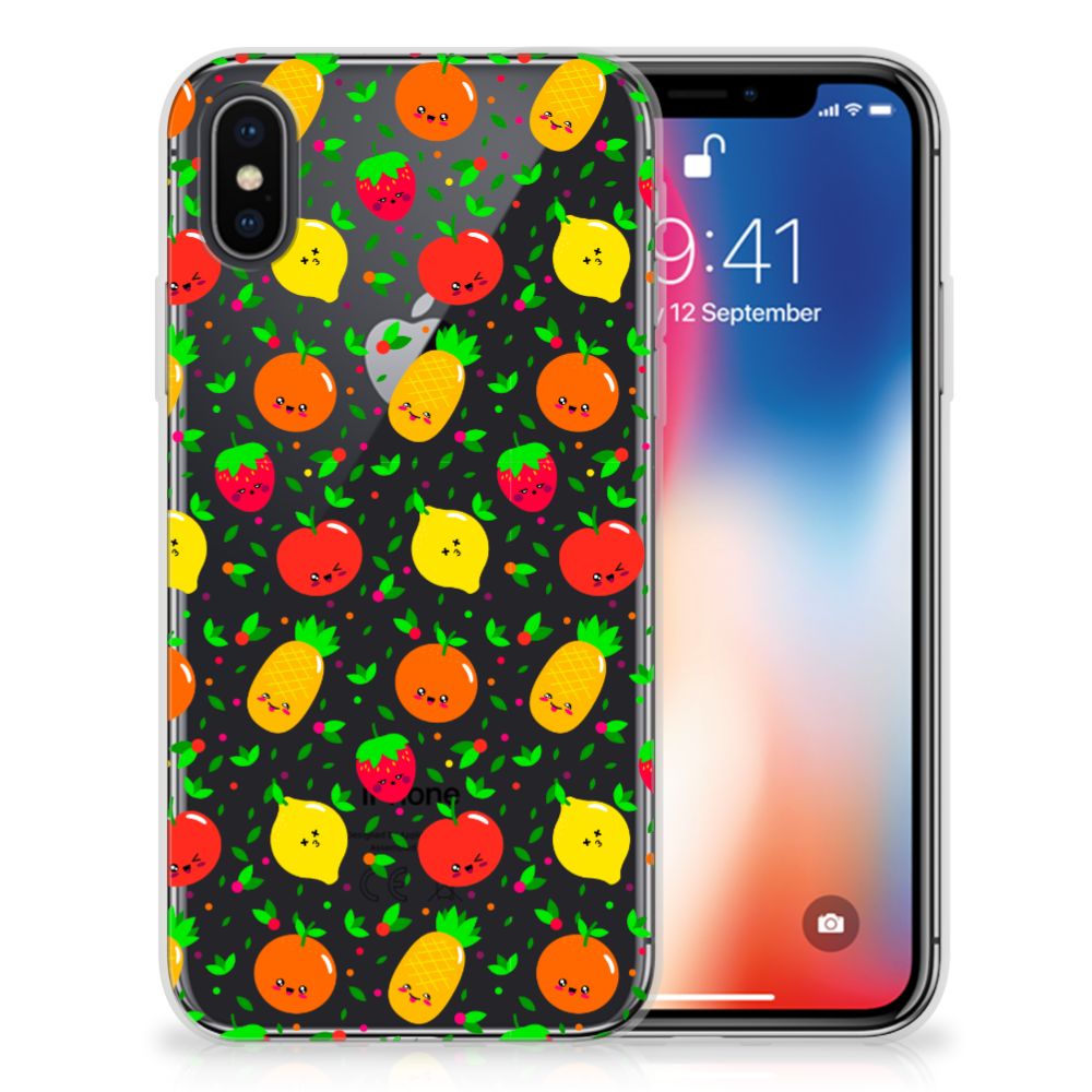 Apple iPhone X | Xs Siliconen Case Fruits