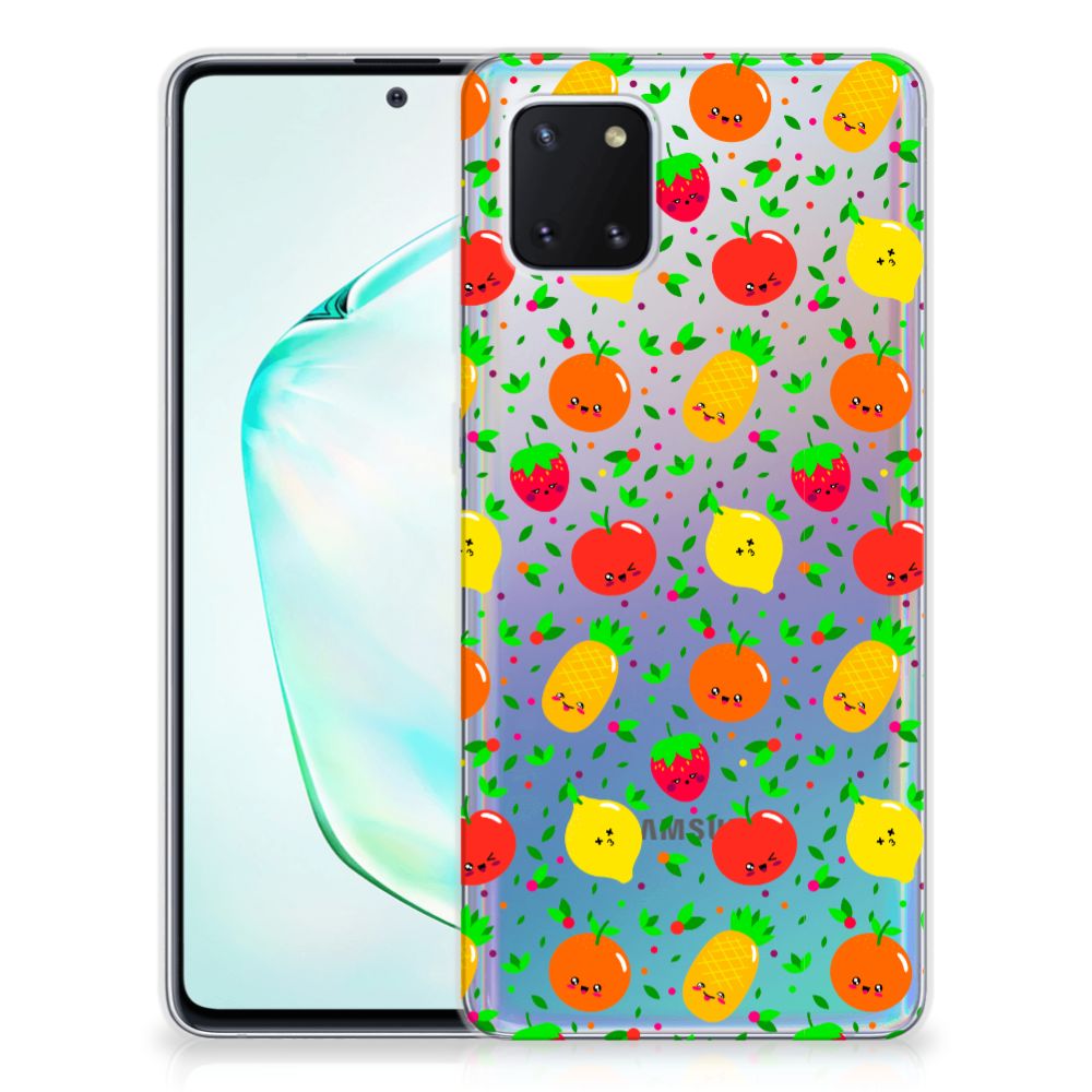 Samsung Galaxy Note 10 Lite Siliconen Case Fruits