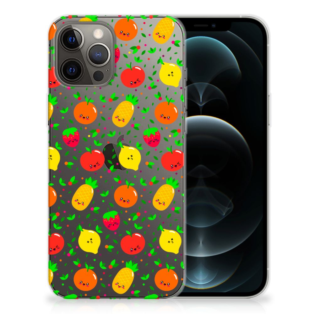 iPhone 12 Pro Max Siliconen Case Fruits