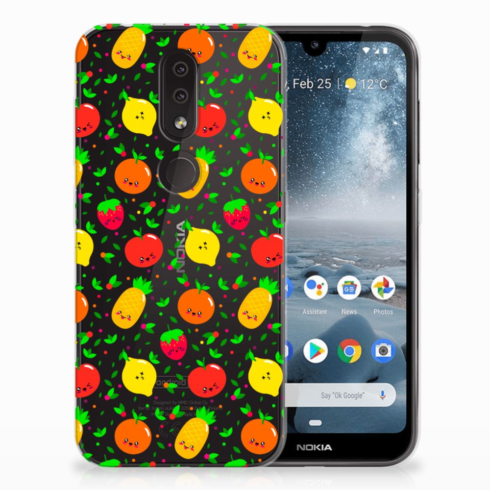 Nokia 4.2 Siliconen Case Fruits