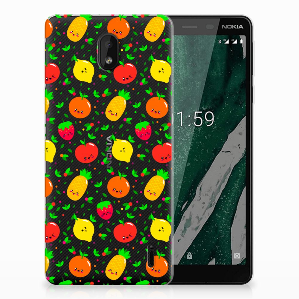 Nokia 1 Plus Siliconen Case Fruits