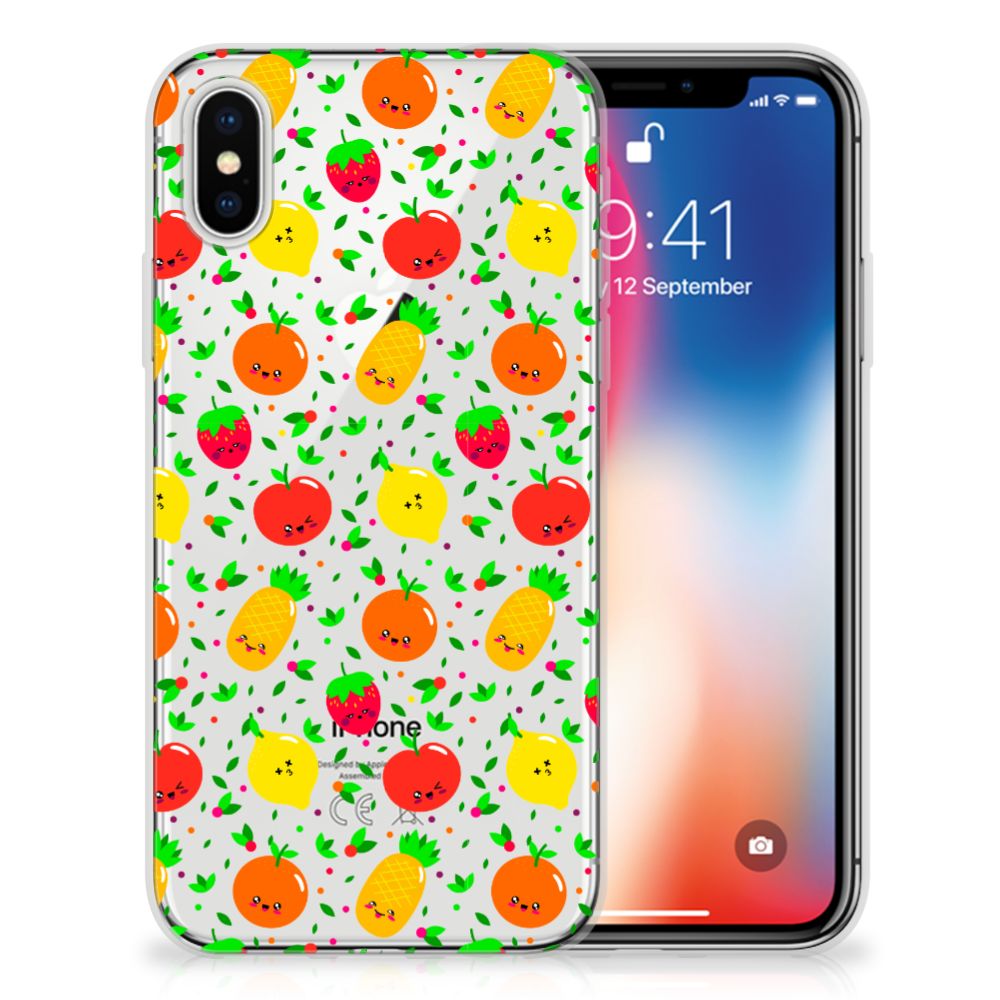 Apple iPhone X | Xs Siliconen Case Fruits