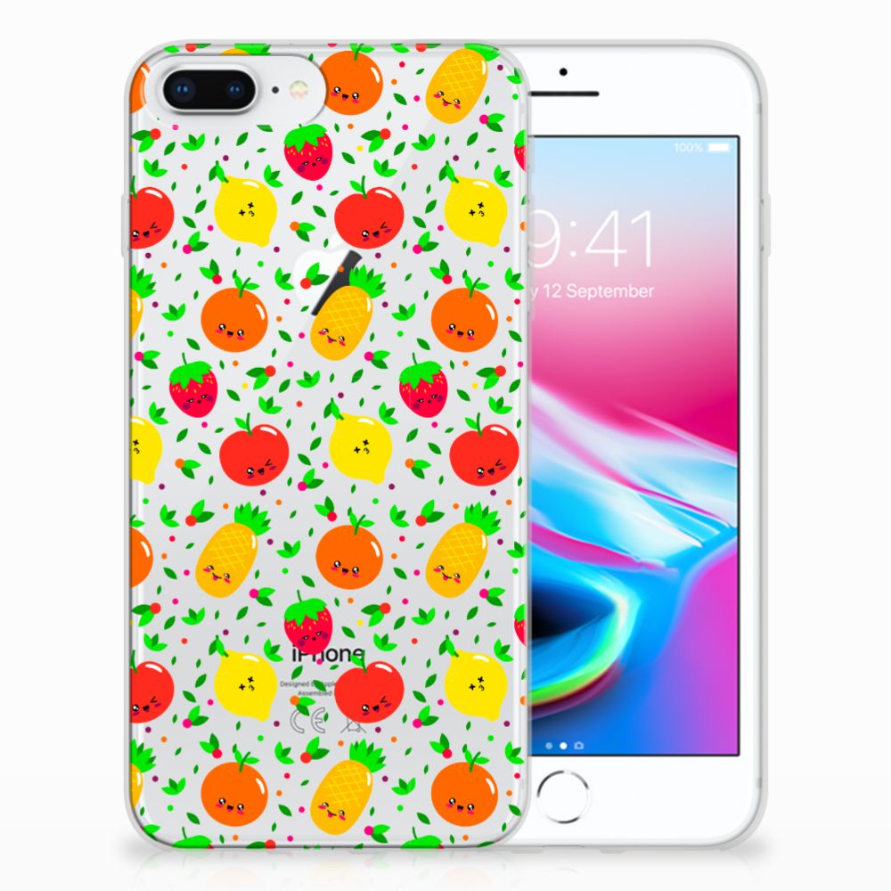 Apple iPhone 7 Plus | 8 Plus Siliconen Case Fruits