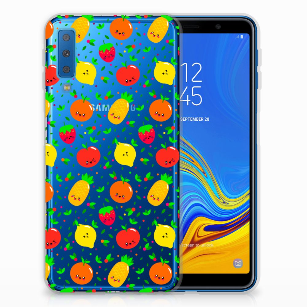 Samsung Galaxy A7 (2018) Siliconen Case Fruits