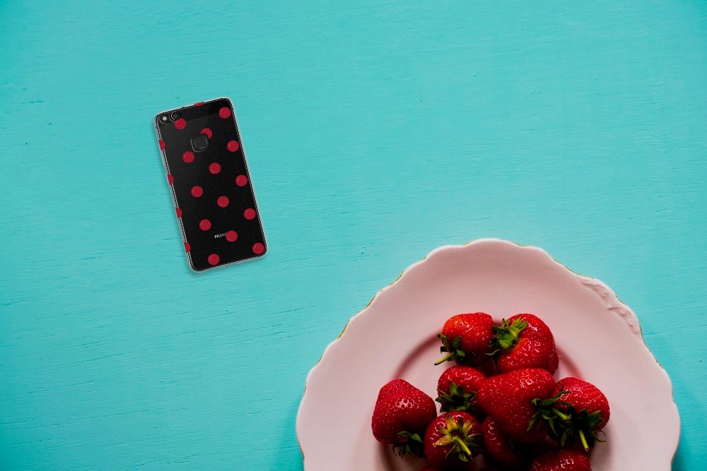 Huawei P10 Lite Siliconen Case Cherries