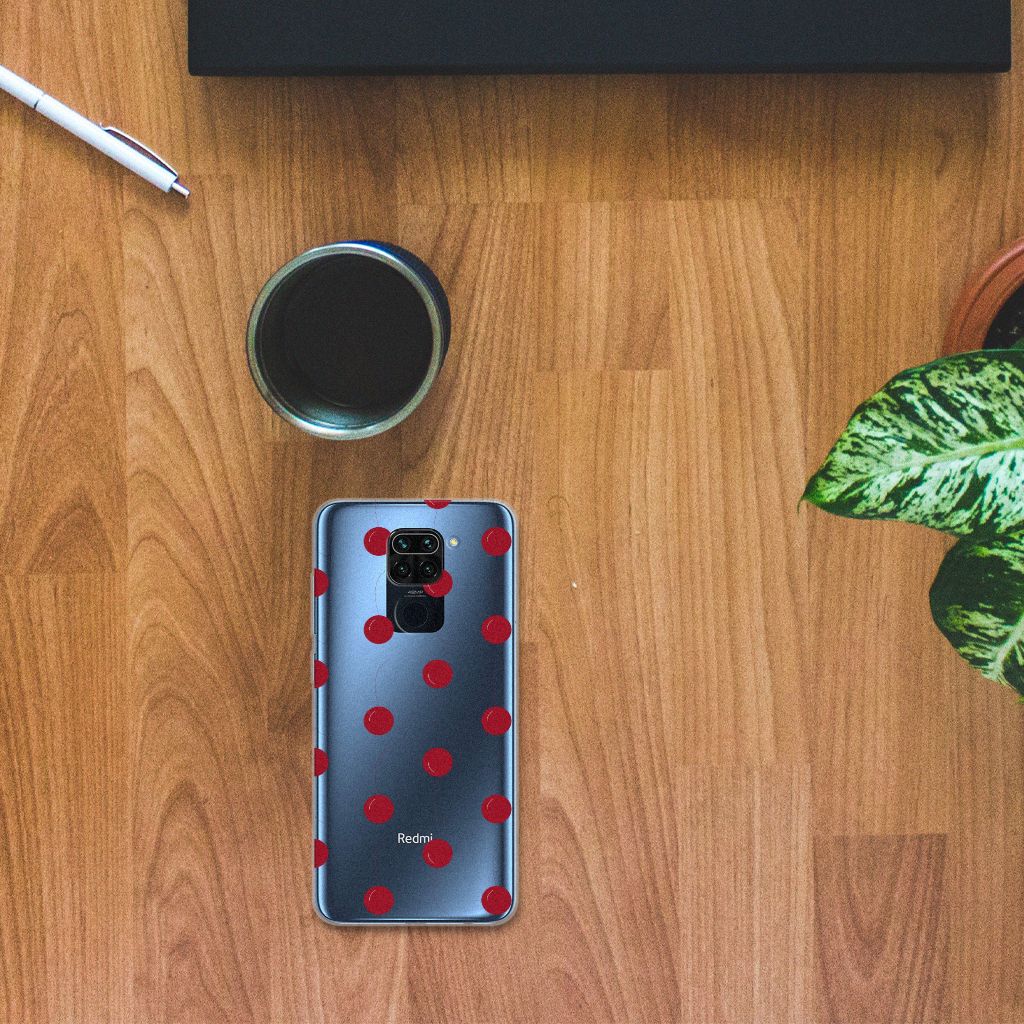 Xiaomi Redmi Note9 Siliconen Case Cherries