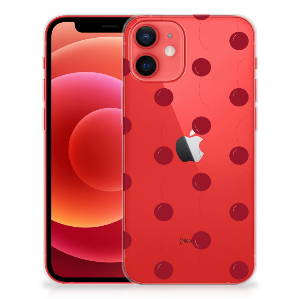 iPhone 12 Mini Siliconen Case Cherries