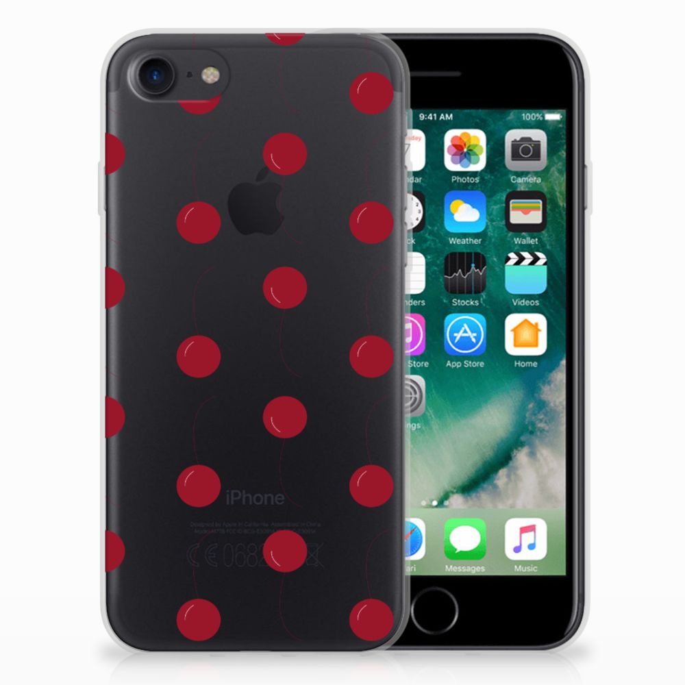 iPhone SE 2022 | SE 2020 | 8 | 7 Siliconen Case Cherries