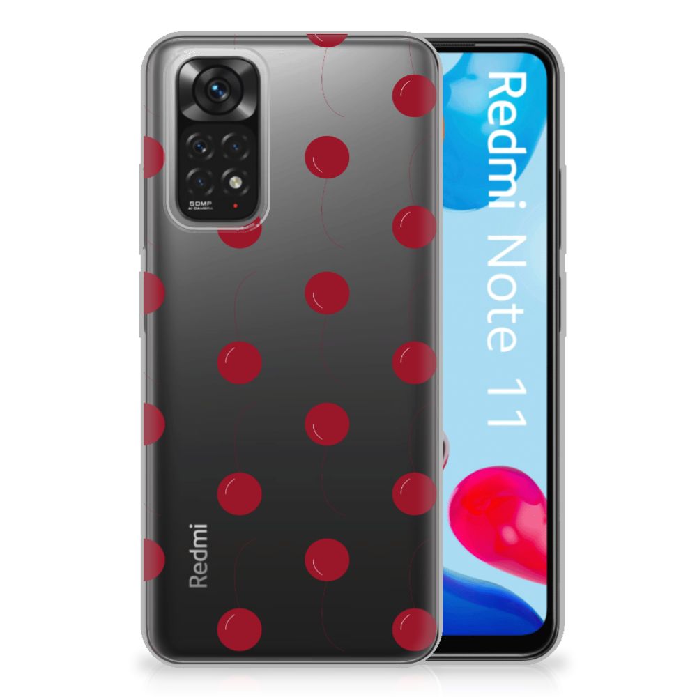Xiaomi Redmi 10 | Redmi Note 11 4G Siliconen Case Cherries