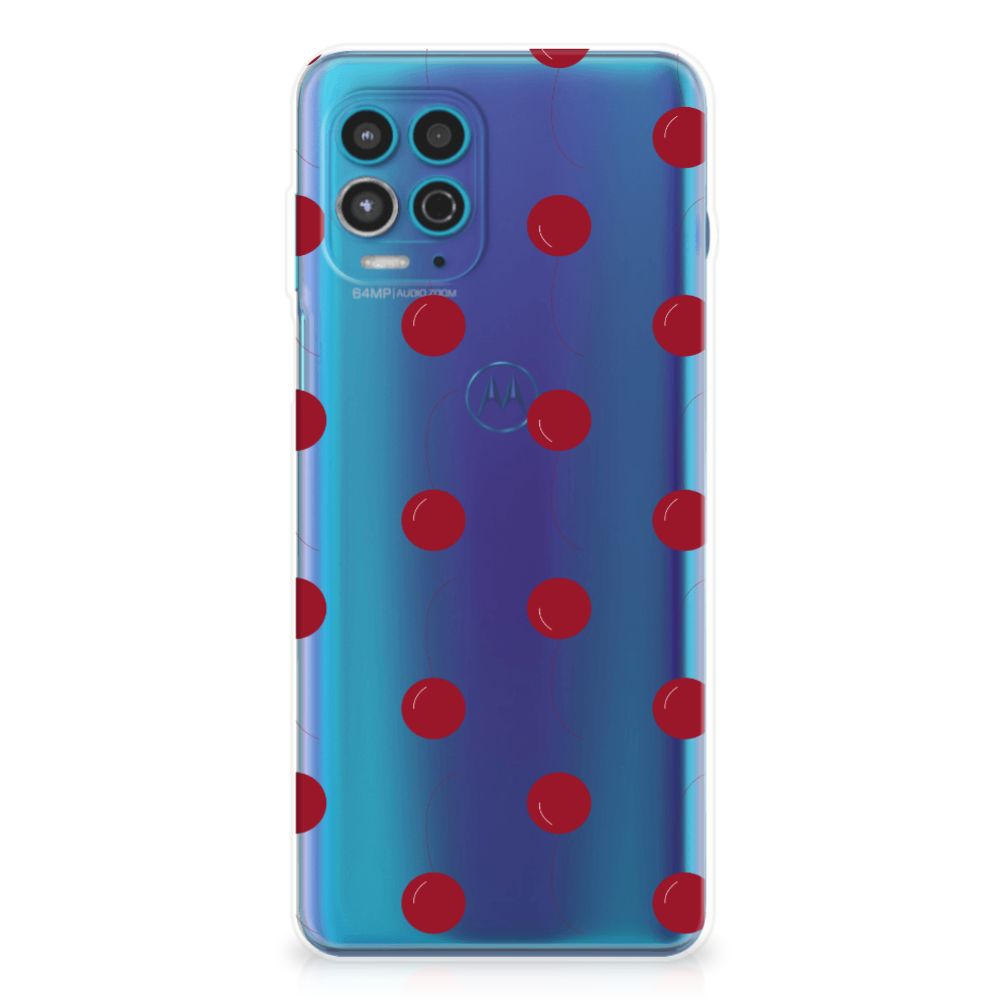 Motorola Moto G100 Siliconen Case Cherries