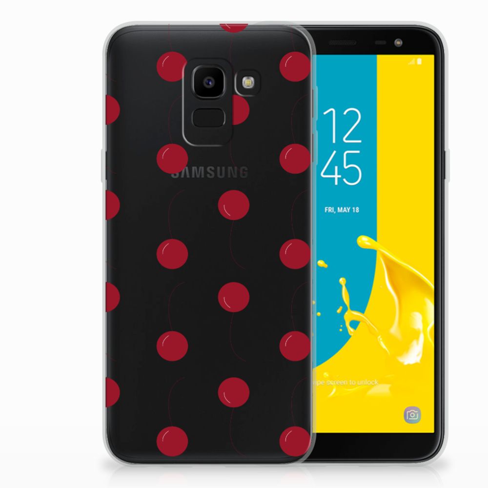 Samsung Galaxy J6 2018 Siliconen Case Cherries