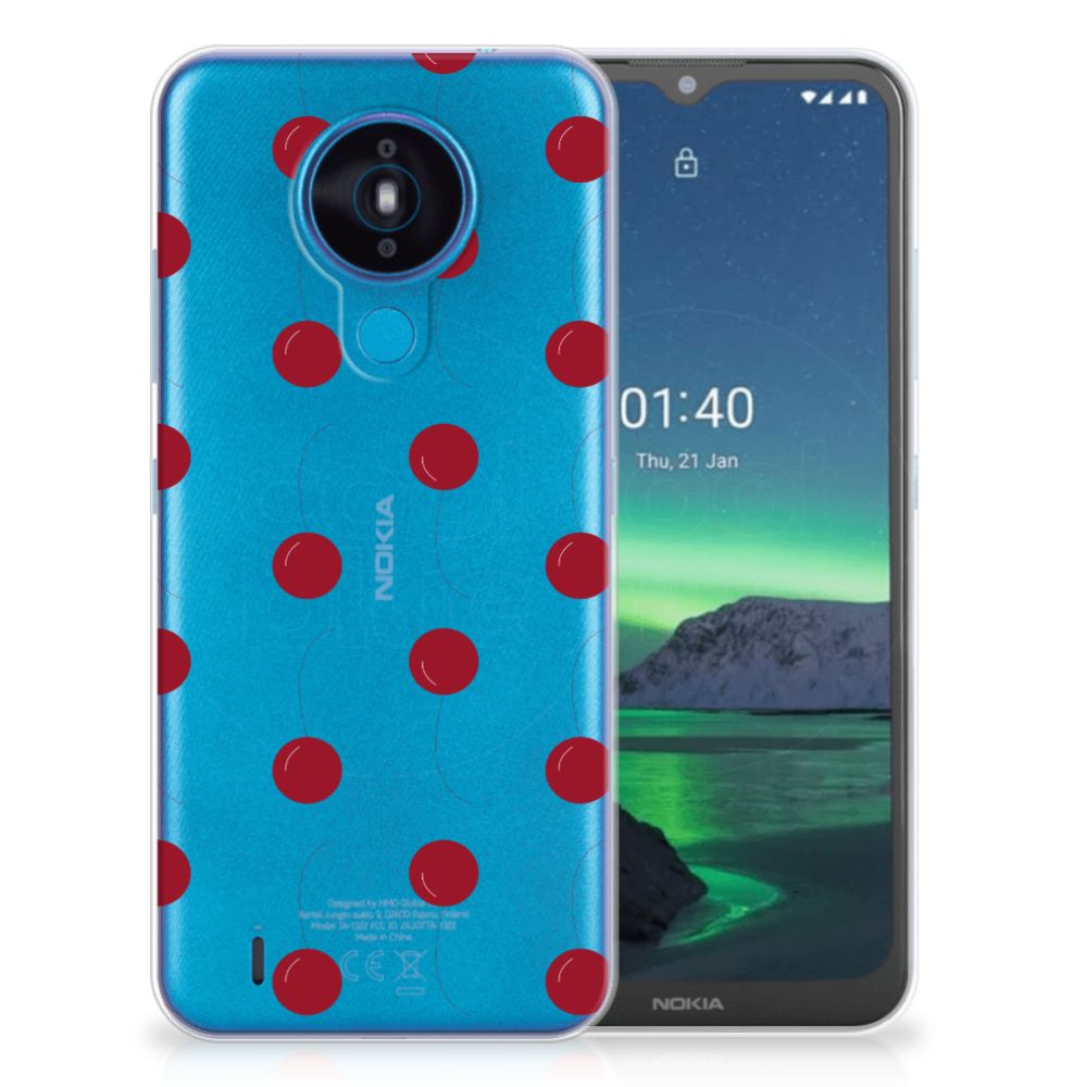 Nokia 1.4 Siliconen Case Cherries