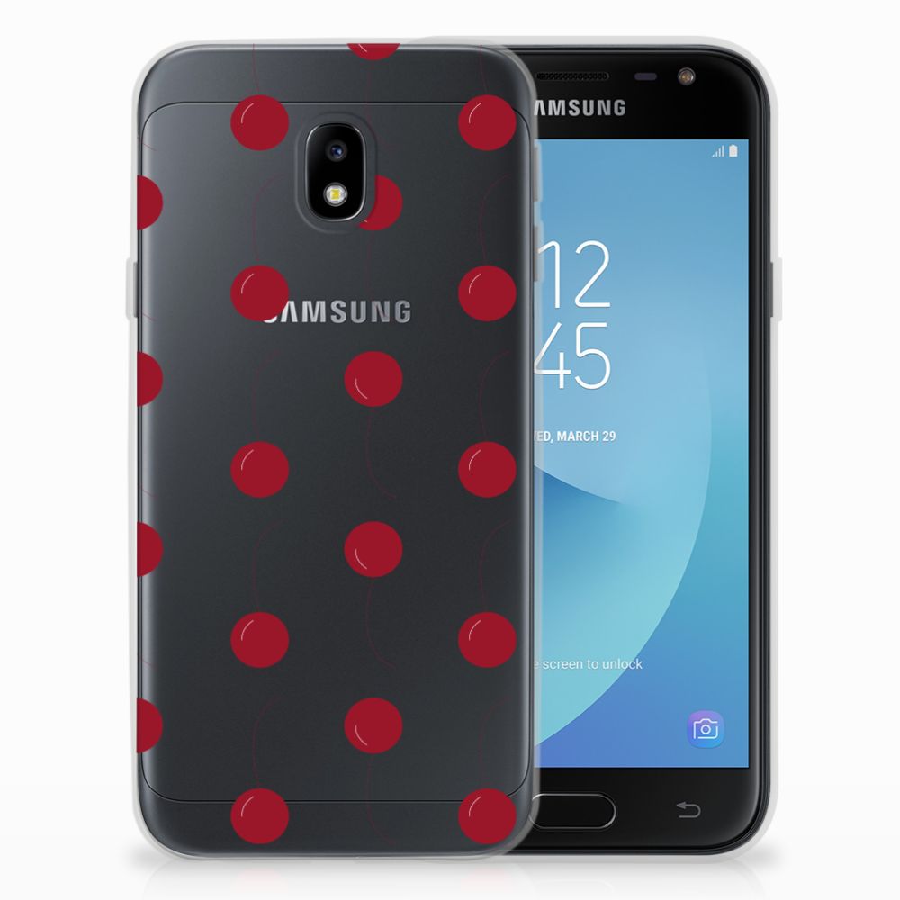 Samsung Galaxy J3 2017 Siliconen Case Cherries