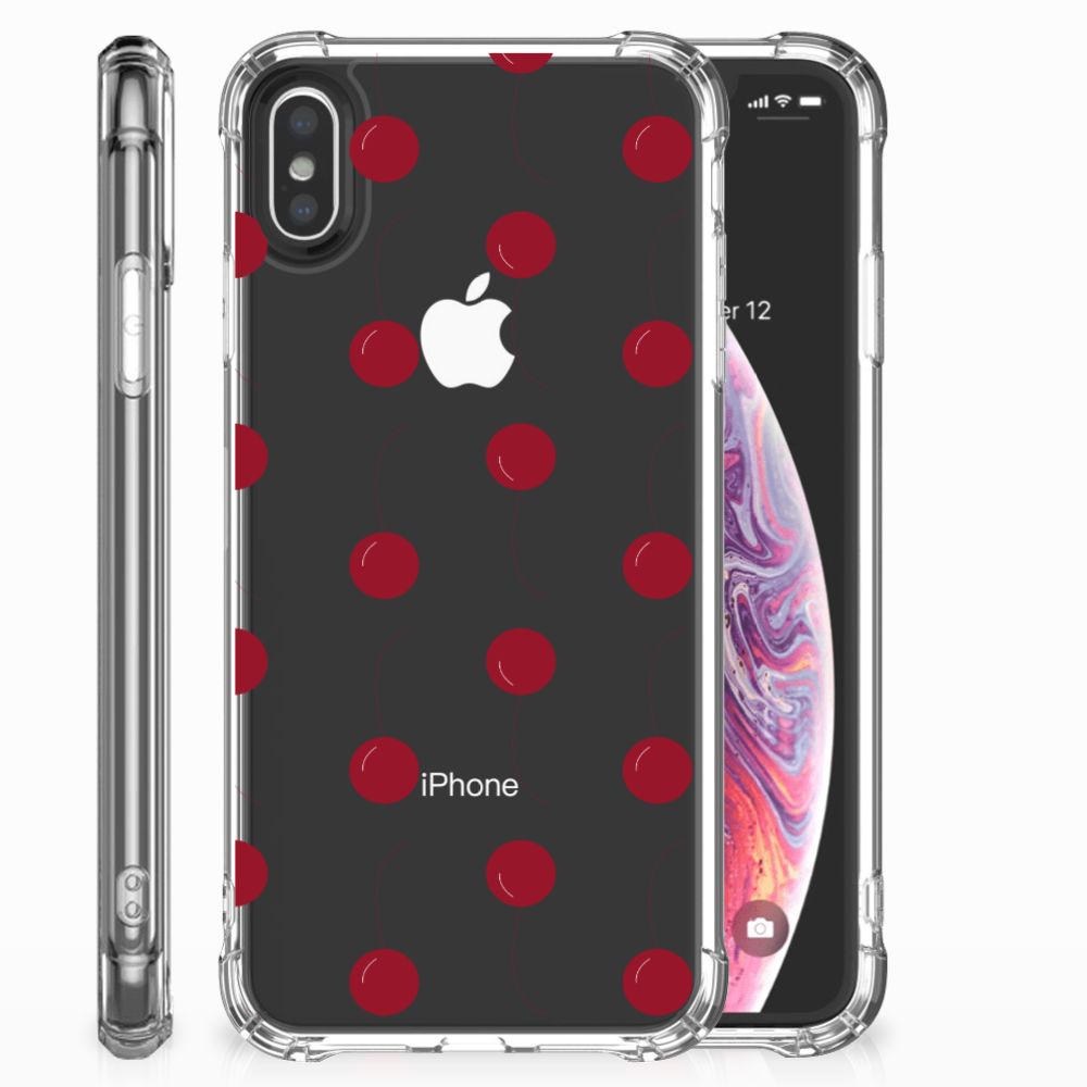 Apple iPhone X | Xs TPU Hoesje Design Cherries