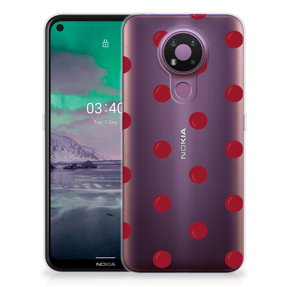 Nokia 3.4 Siliconen Case Cherries