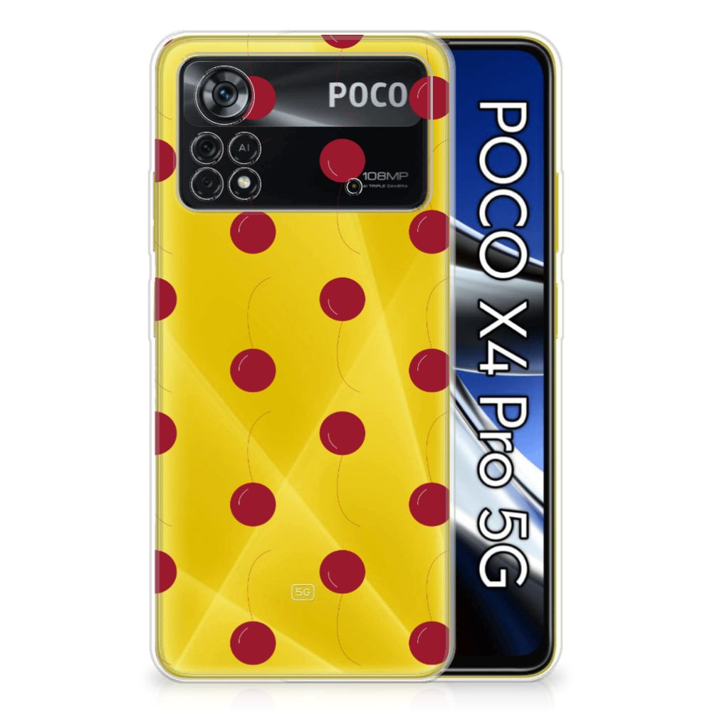 Xiaomi Poco X4 Pro 5G Siliconen Case Cherries