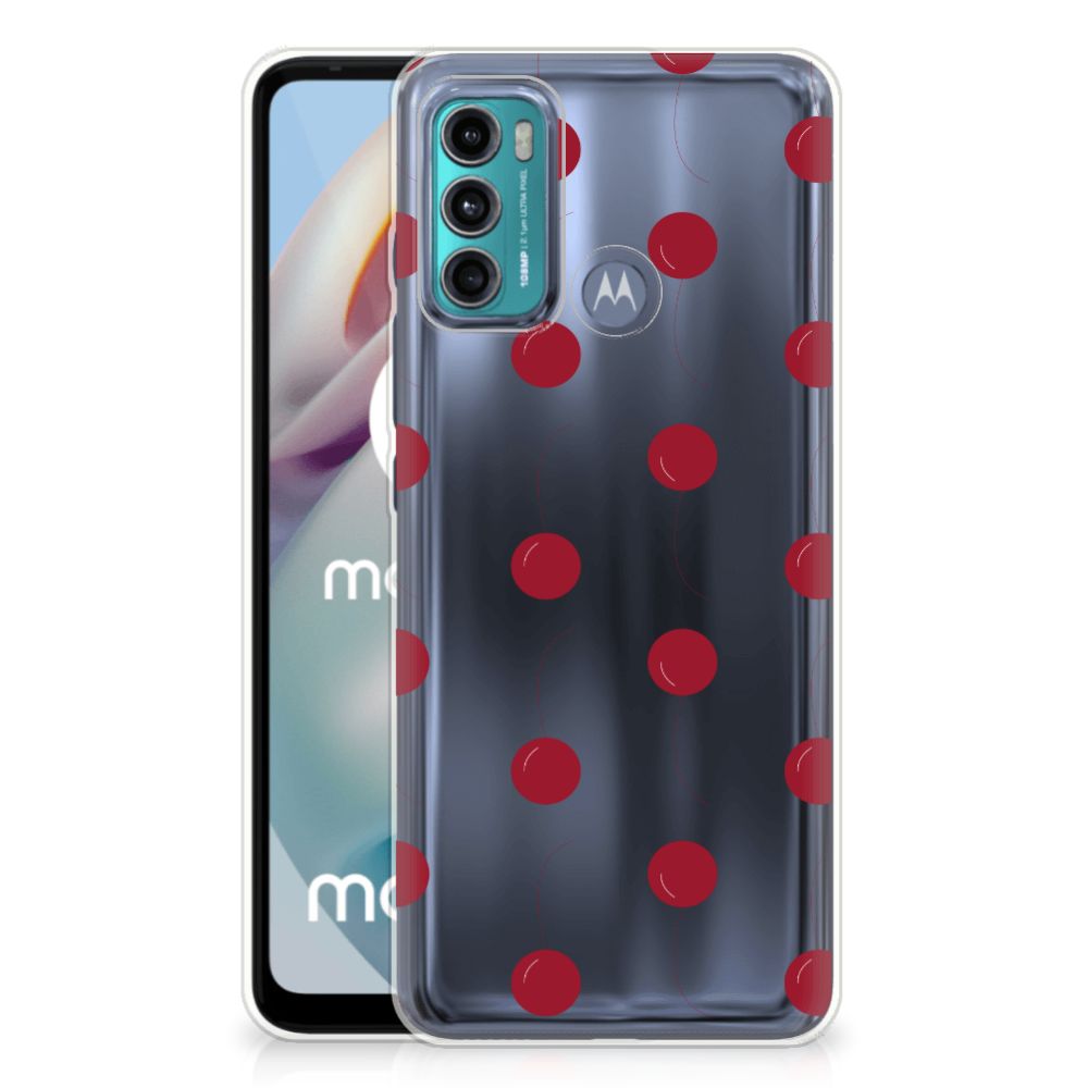 Motorola Moto G60 Siliconen Case Cherries