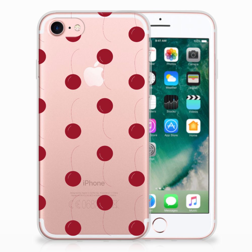 iPhone SE 2022 | SE 2020 | 8 | 7 Siliconen Case Cherries