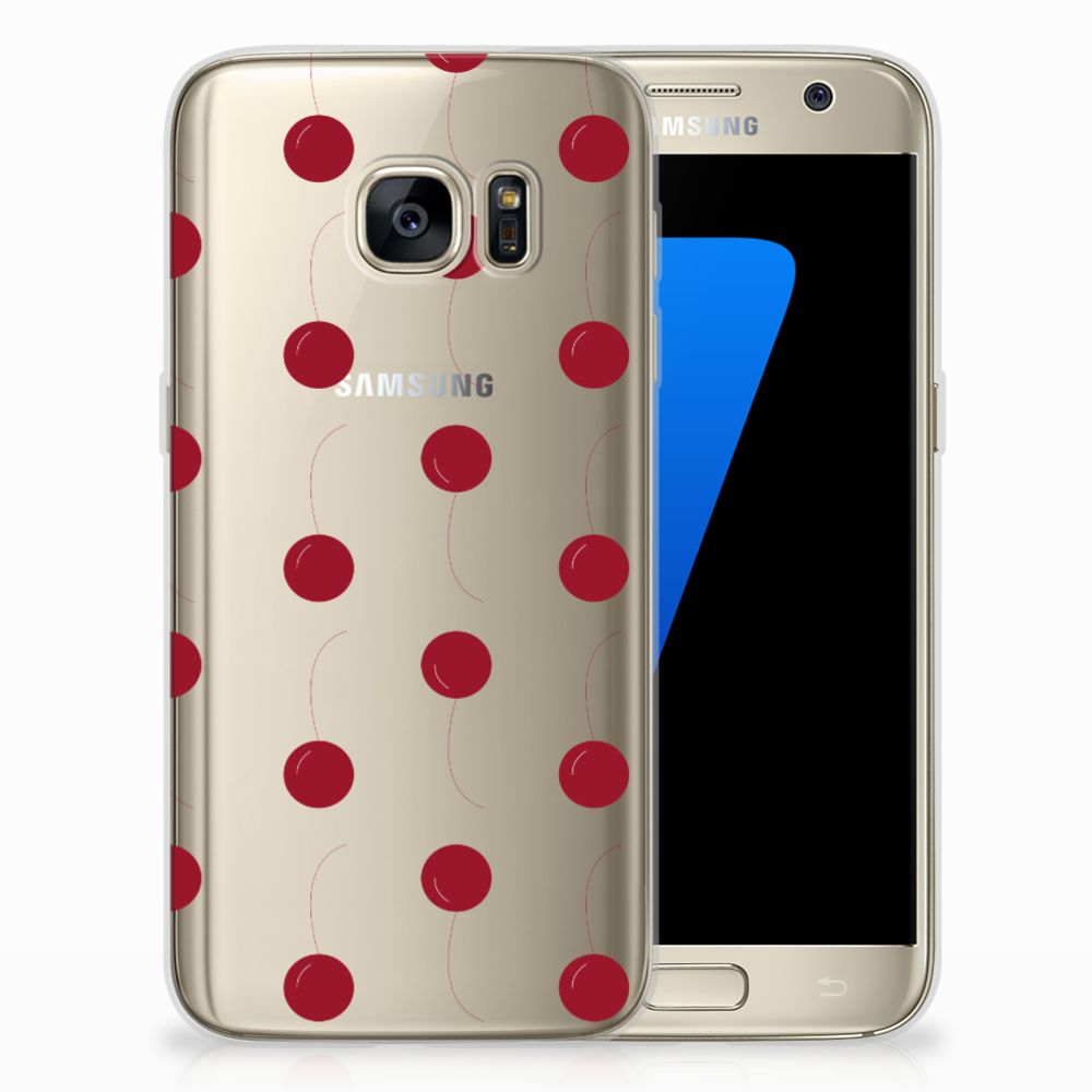 Samsung Galaxy S7 Siliconen Case Cherries