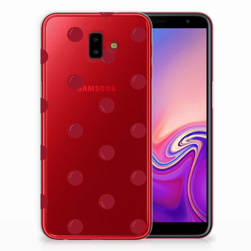 Samsung Galaxy J6 Plus (2018) Siliconen Case Cherries