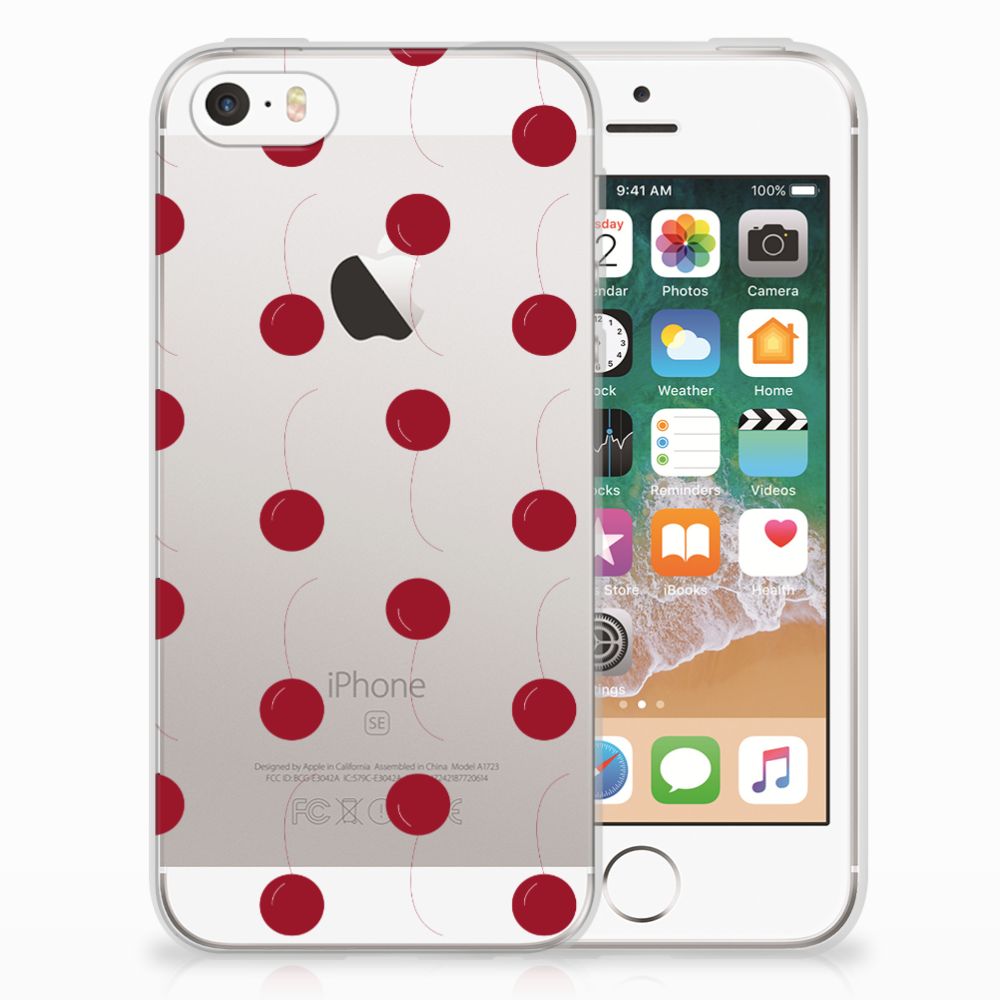 Apple iPhone SE | 5S Siliconen Case Cherries