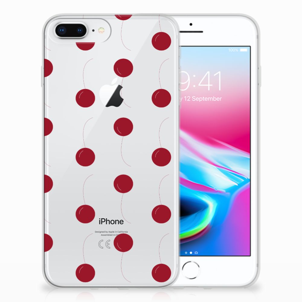 Apple iPhone 7 Plus | 8 Plus Siliconen Case Cherries