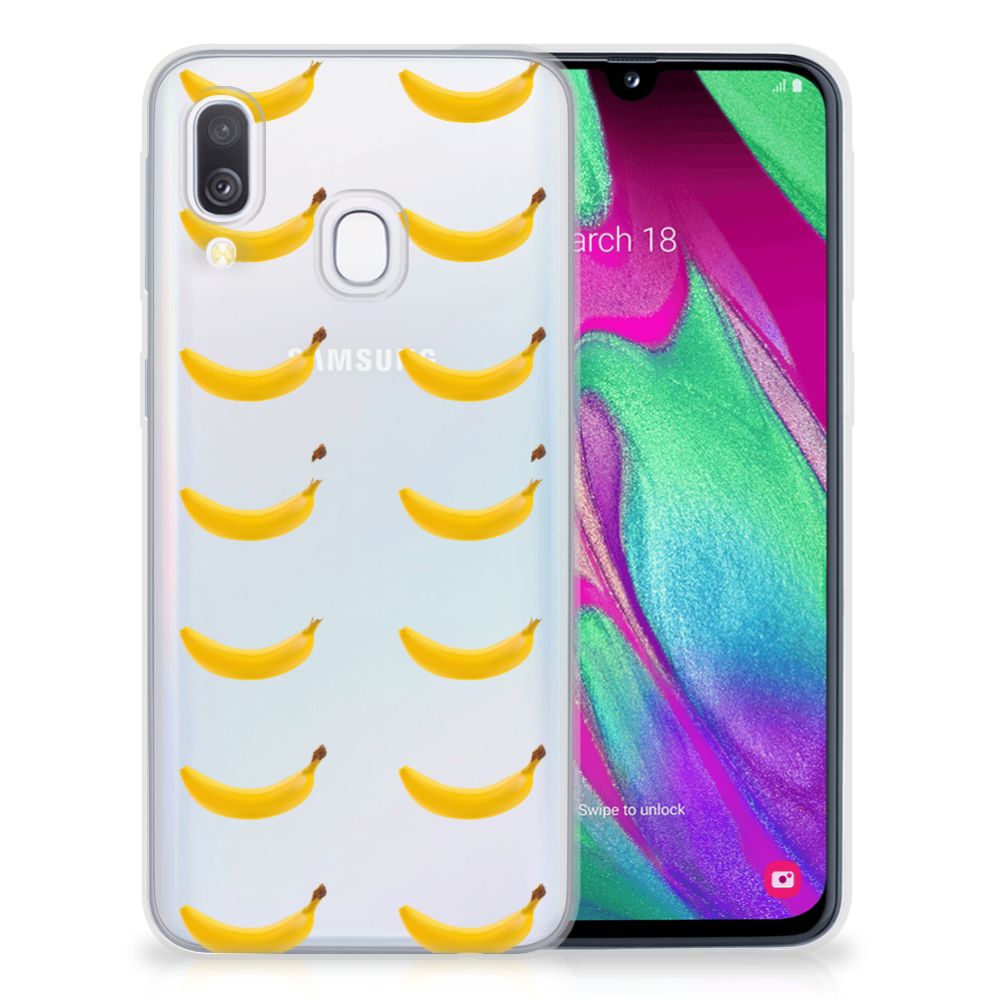 Samsung Galaxy A40 Siliconen Case Banana