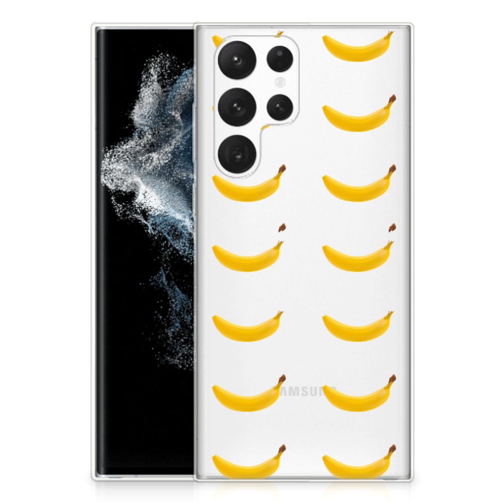 Samsung Galaxy S22 Ultra Siliconen Case Banana