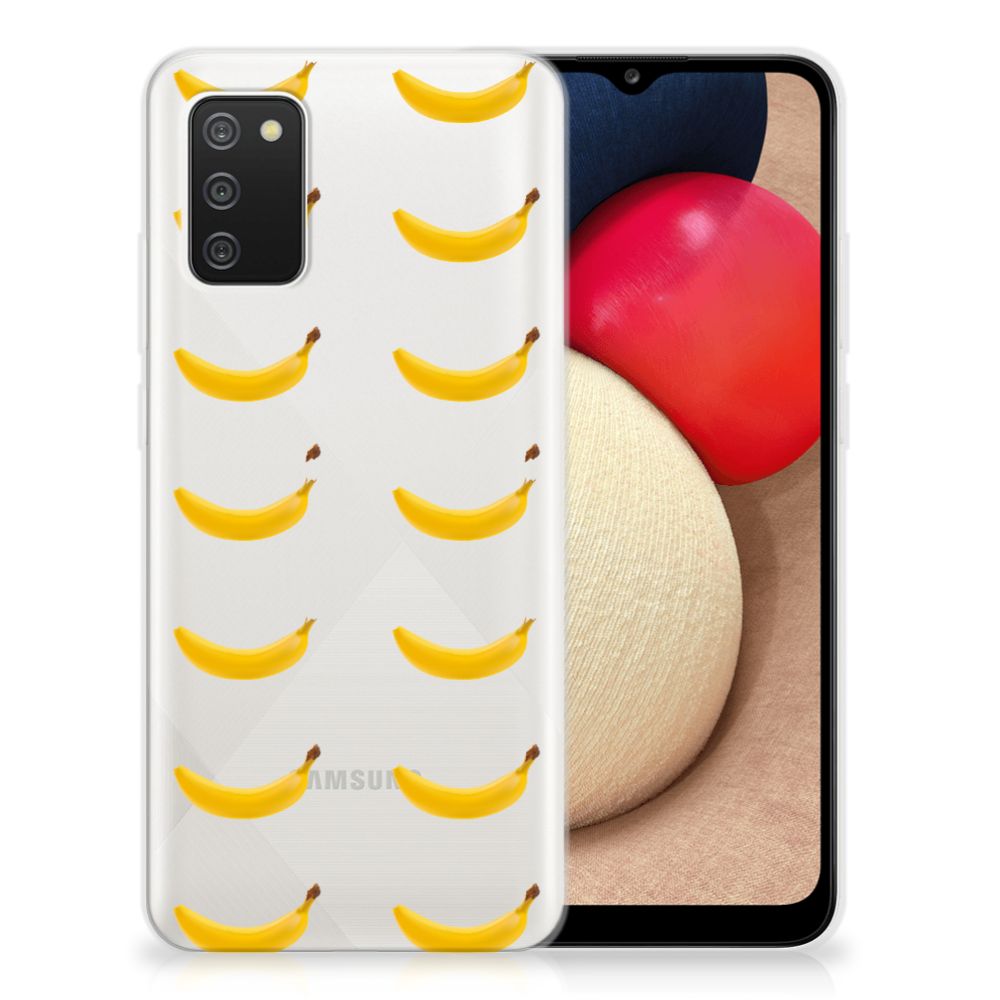 Samsung Galaxy A02s Siliconen Case Banana