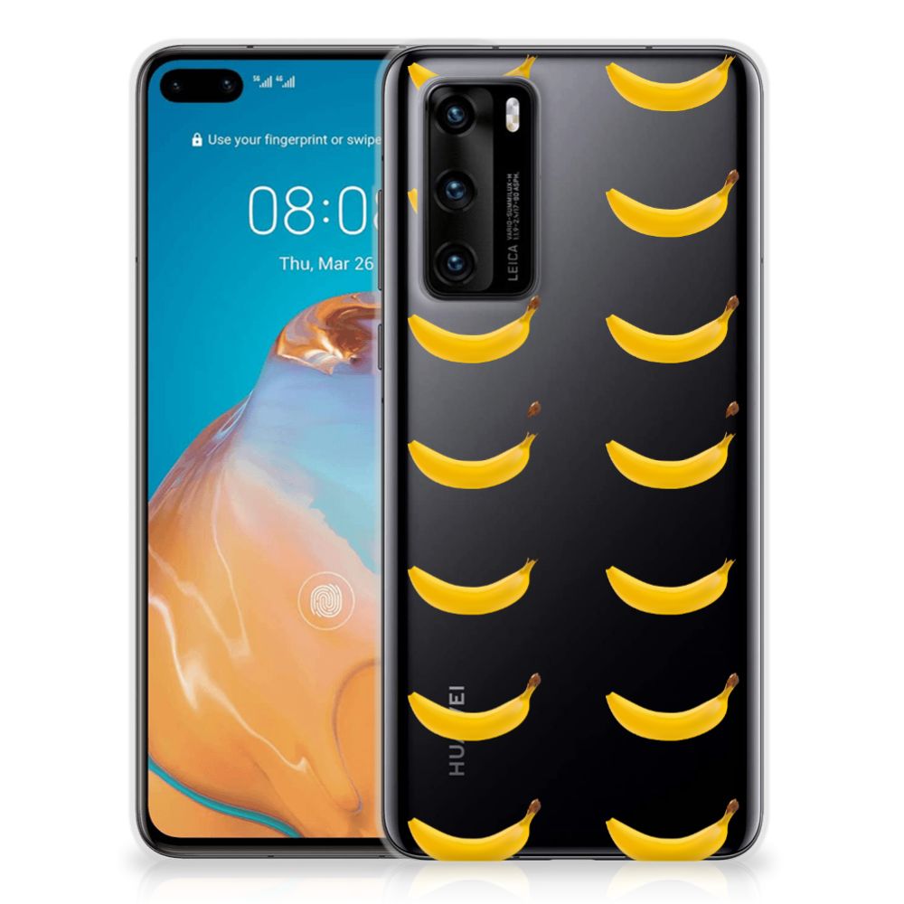 Huawei P40 Siliconen Case Banana