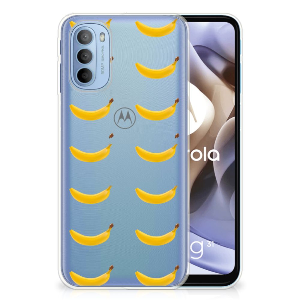 Motorola Moto G31 | G41 Siliconen Case Banana