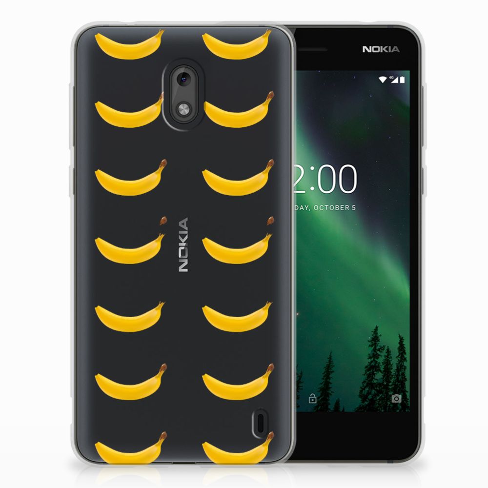 Nokia 2 Siliconen Case Banana