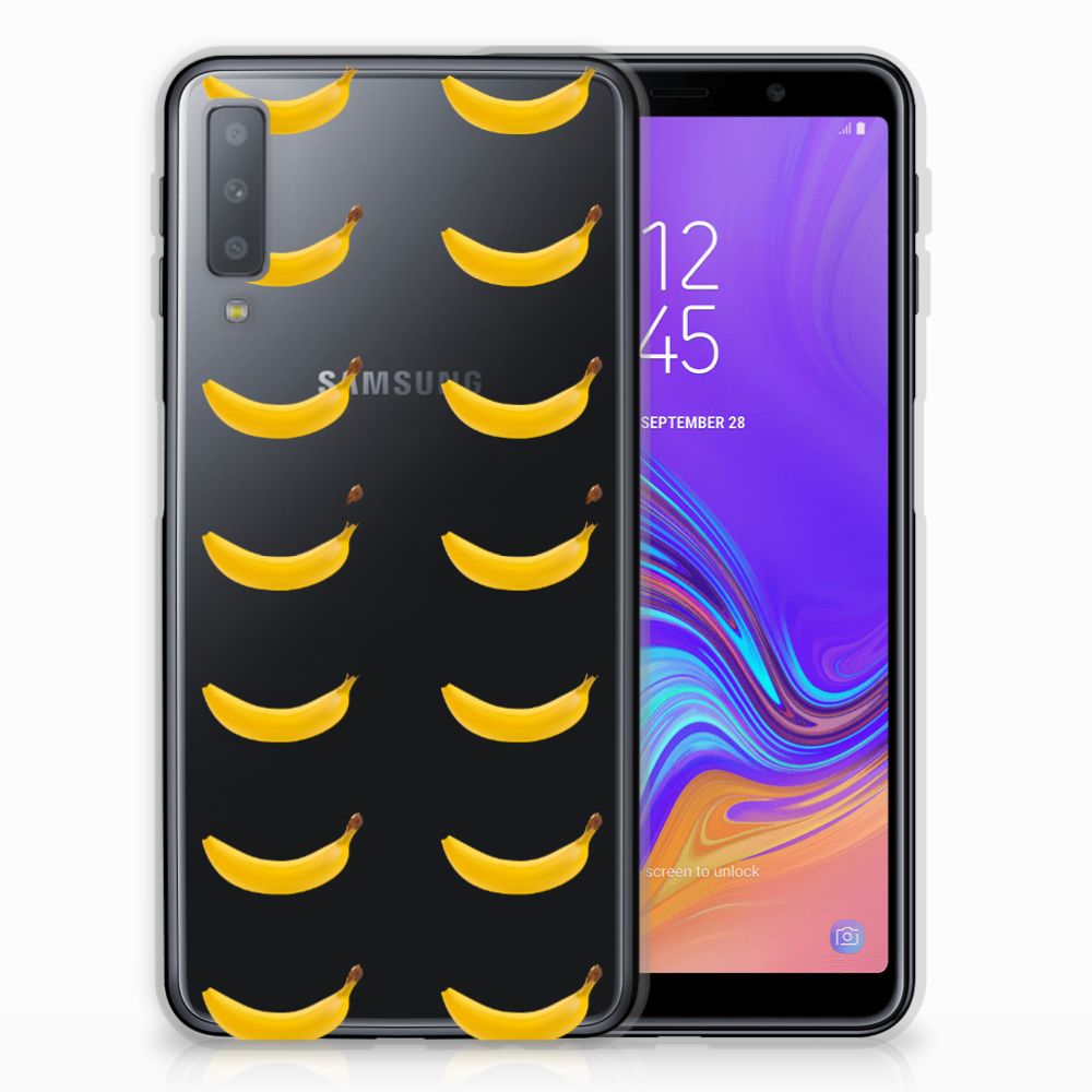 Samsung Galaxy A7 (2018) Siliconen Case Banana