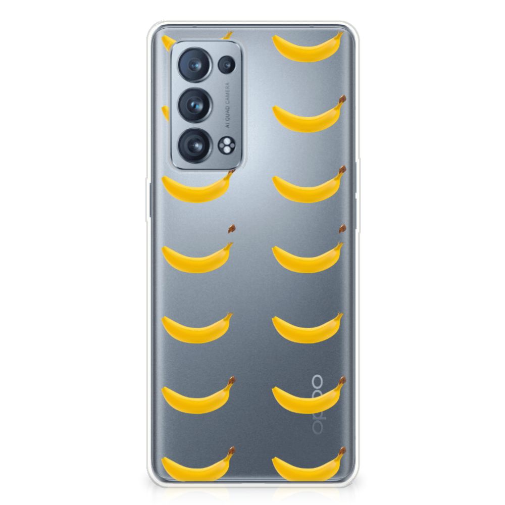 OPPO Reno 6 Pro Plus 5G Siliconen Case Banana