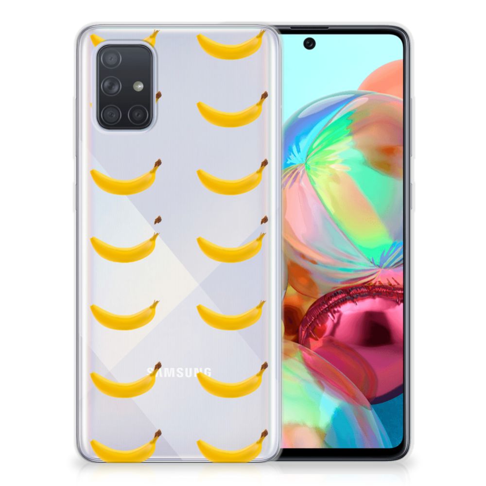 Samsung Galaxy A71 Siliconen Case Banana