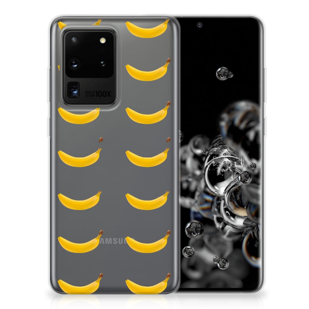Samsung Galaxy S20 Ultra Siliconen Case Banana