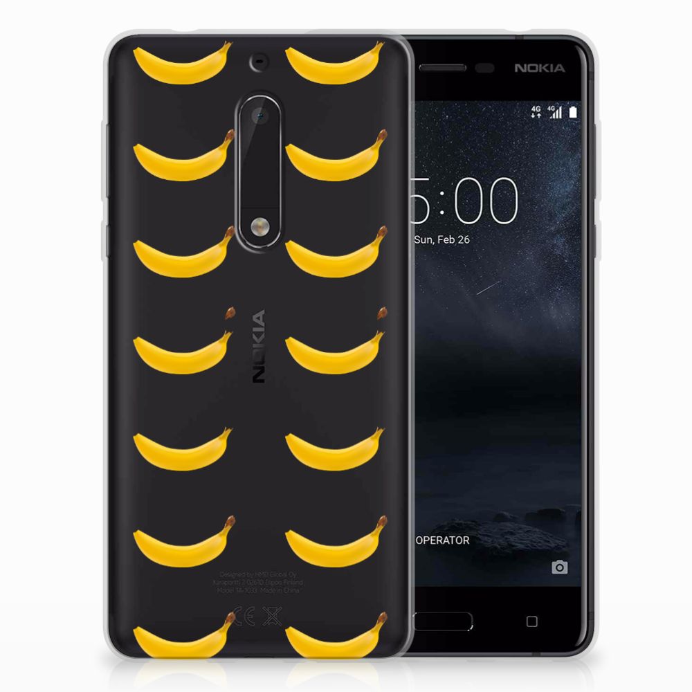 Nokia 5 Siliconen Case Banana