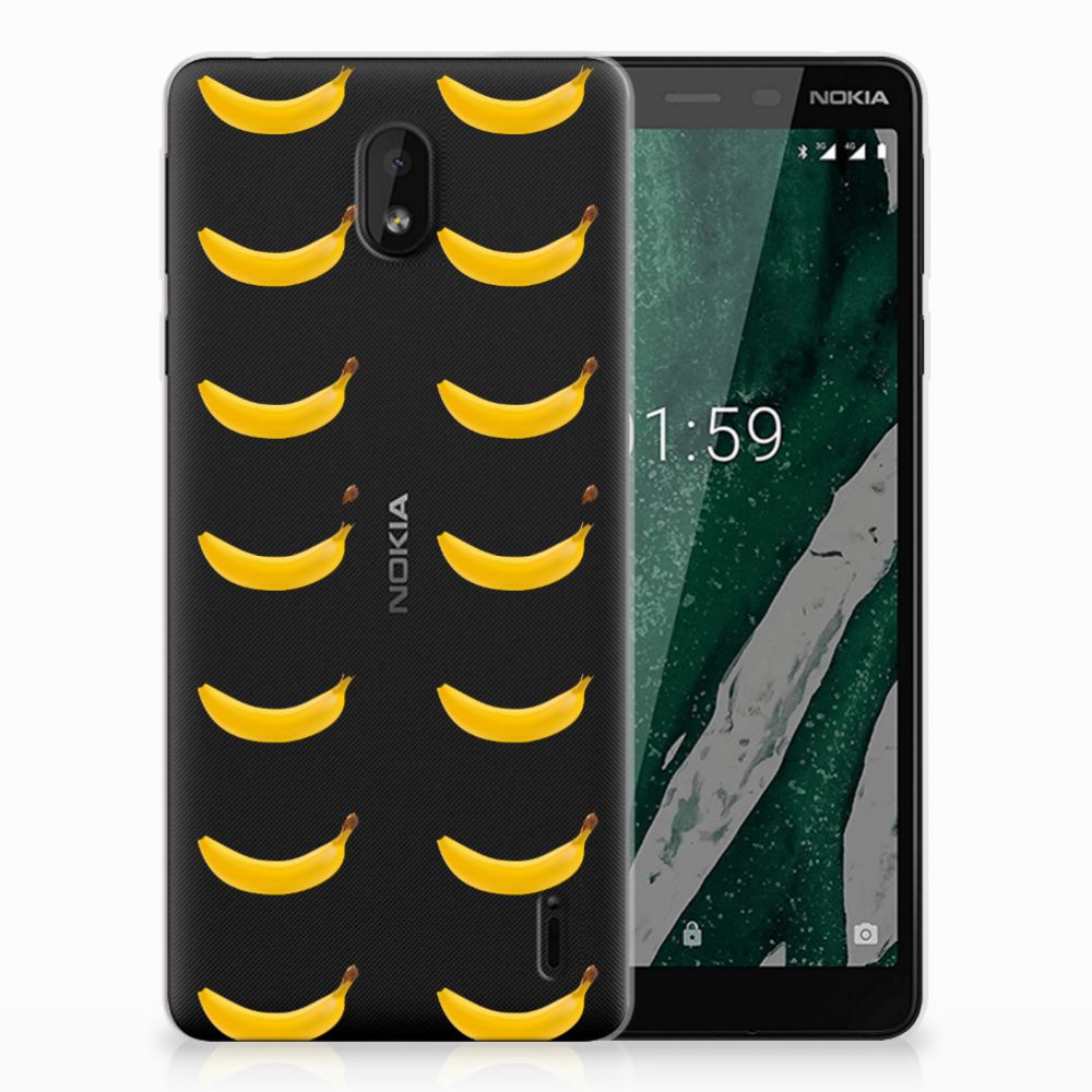 Nokia 1 Plus Siliconen Case Banana