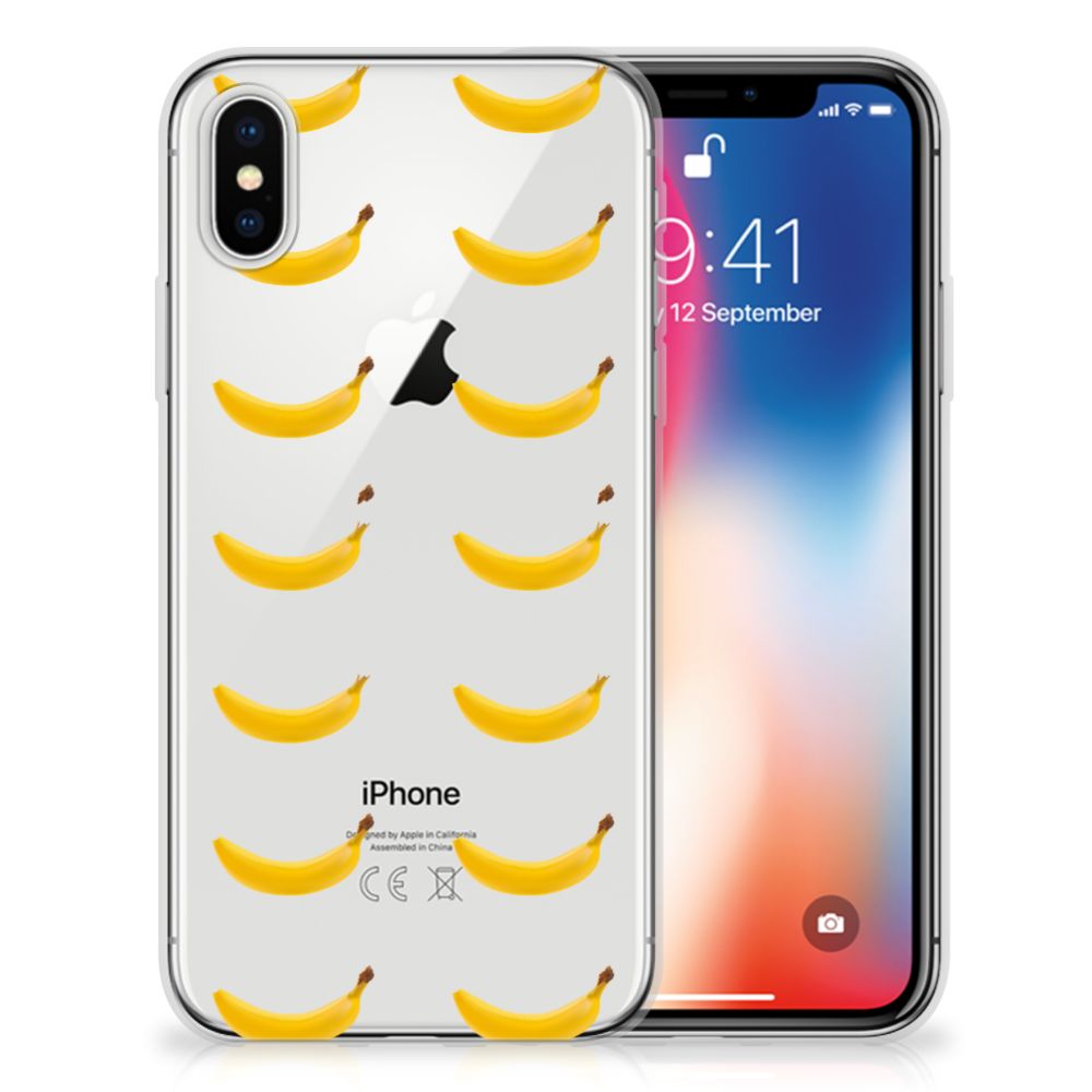 Apple iPhone X | Xs Siliconen Case Banana